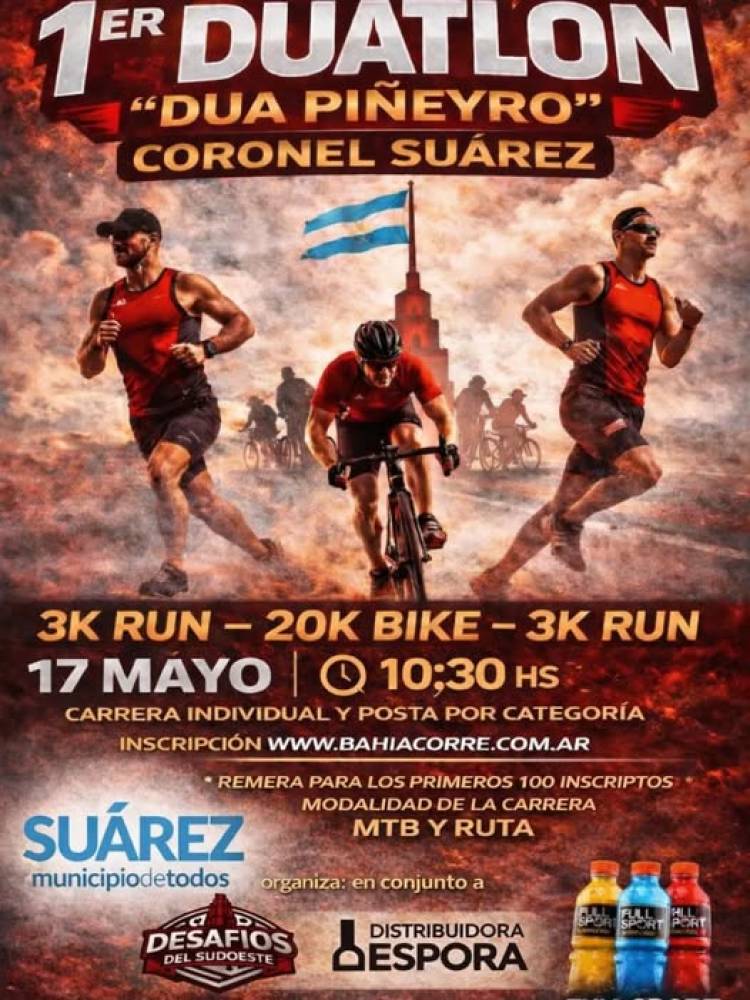 1° DUATLÓN CORONEL SUÁREZ – “DUA PIÑEYRO”