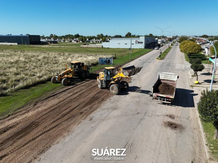  Santa Trinidad: avanzan las obras para mejorar el drenaje en los barrios