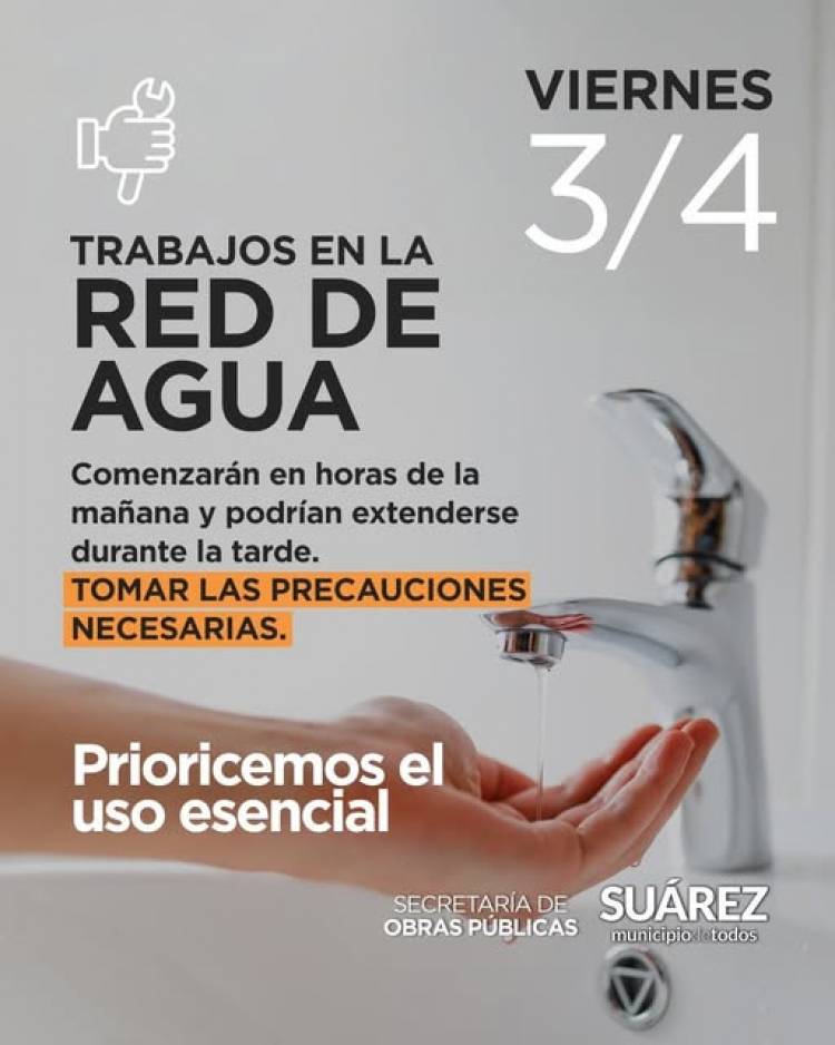  Intervención en la red de agua potable