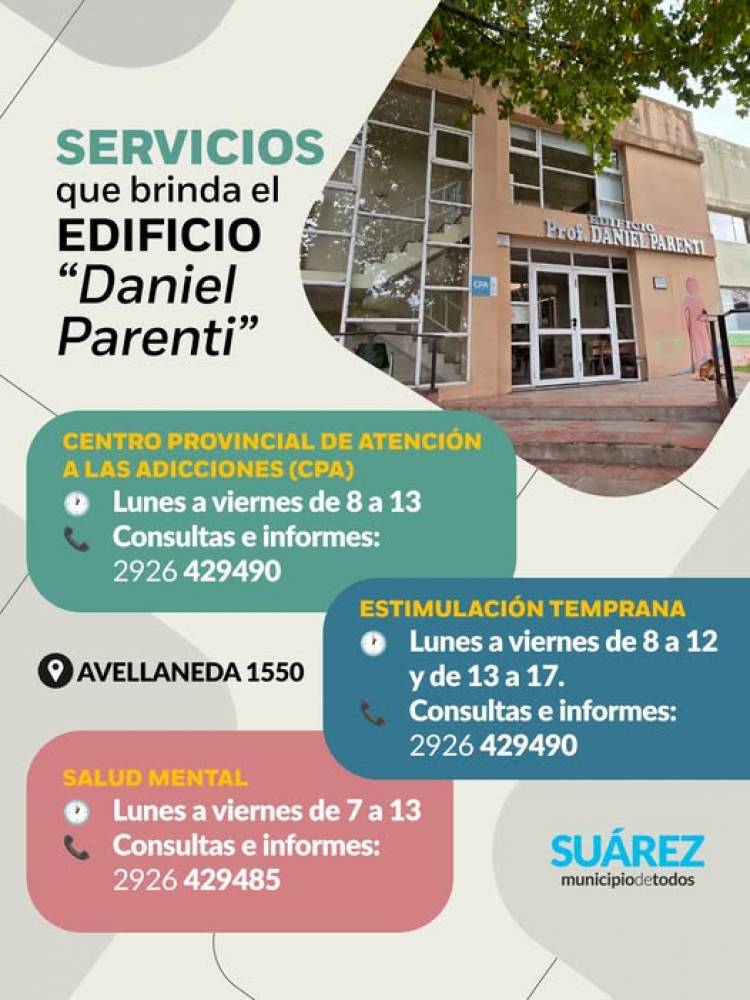 Servicios que brinda el Edificio Daniel Parenti