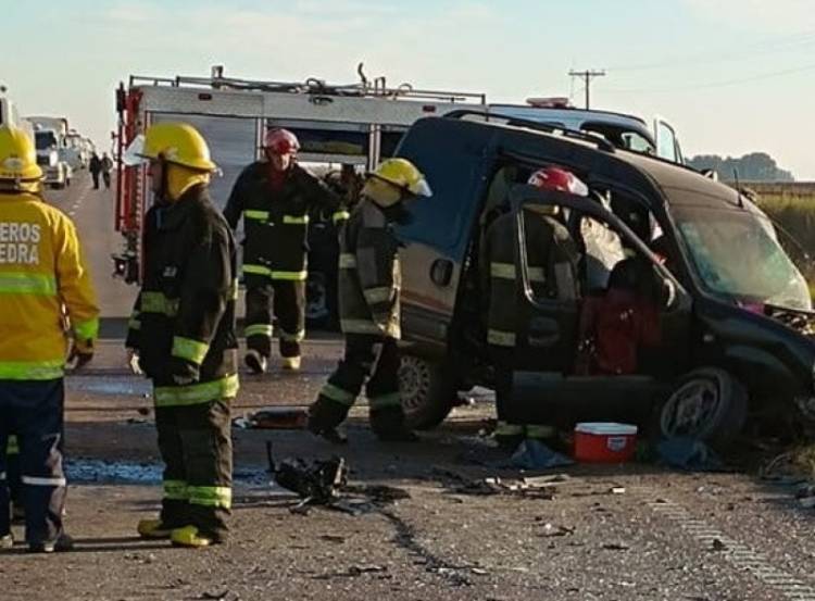 Ruta 33: accidente fatal en un choque entre dos vehículos