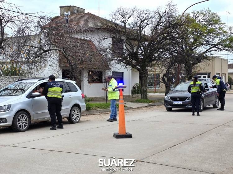 Huanguelén: operativo de tránsito y prevención con secuestro de motos y controles vehiculares