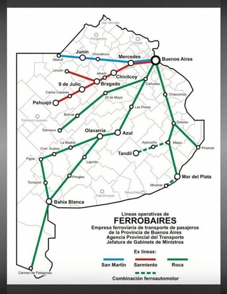 Queremos los trenes circulando nuevamente