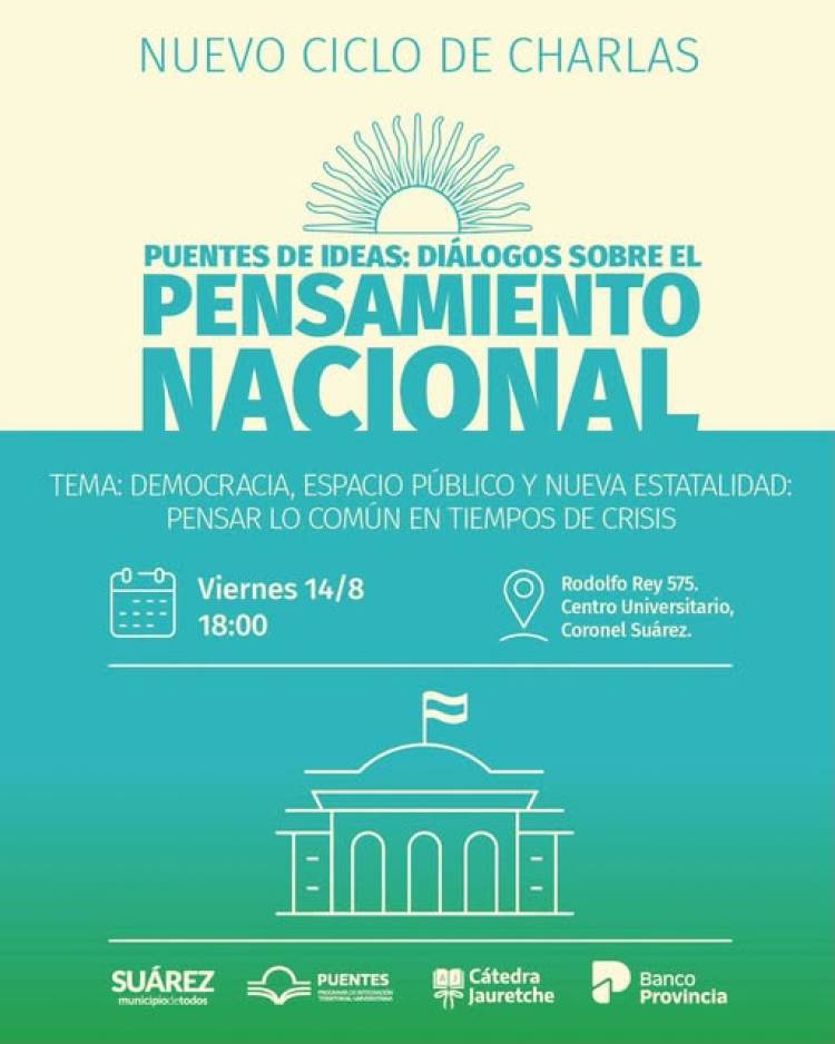 CREUS será sede de una charla debate sobre democracia y espacio público