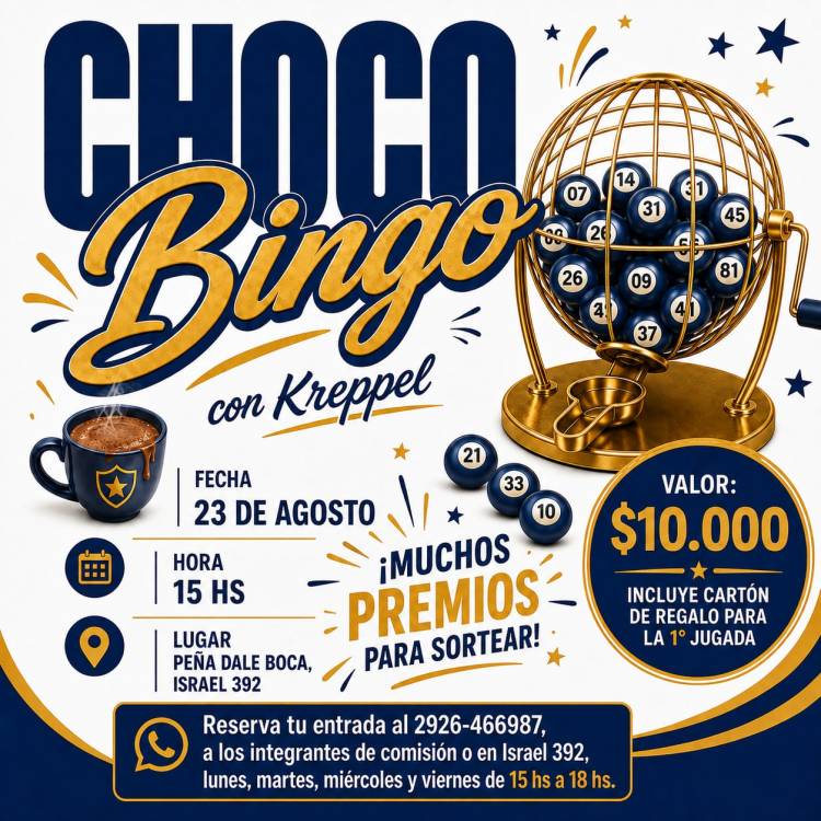  Llega, porque lo pidieron, el TERCER CHOCOBINGO del 2026