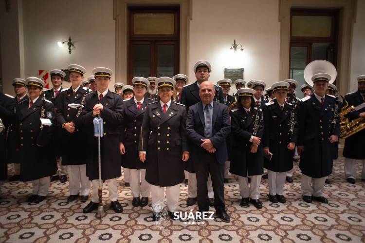 LA BANDA MUNICIPAL RECONOCIÓ LA TRAYECTORIA DE SUS INTEGRANTES