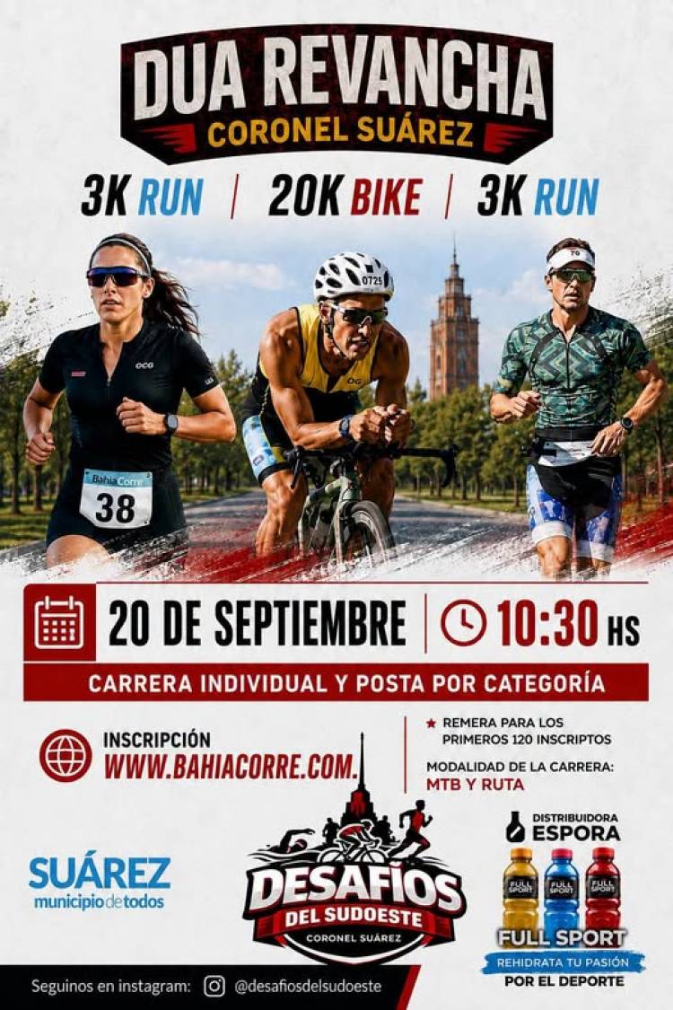 Te invitamos a ser parte de una nueva jornada de deporte, desafío y diversión