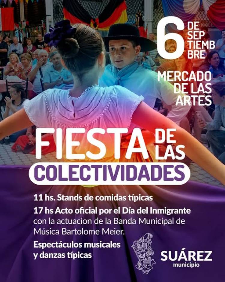 Fiesta de las Colectividades: orgullosos de ser suarenses con historia