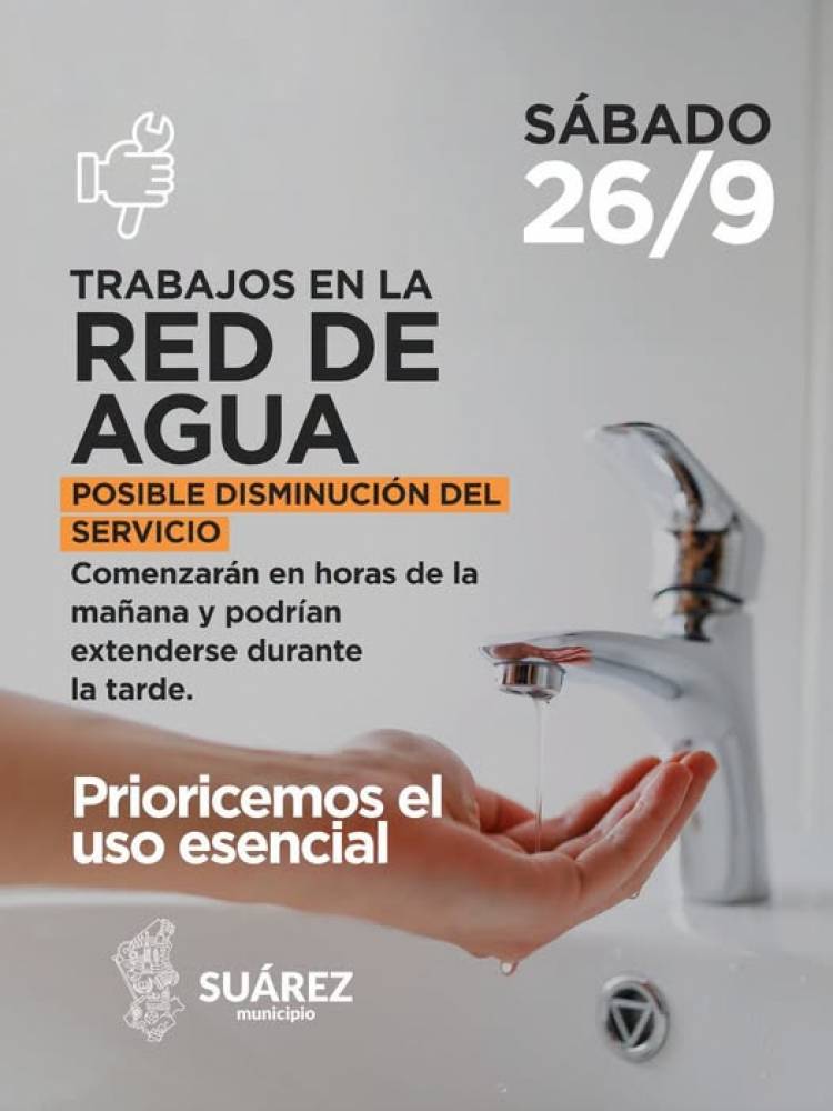 Corte de tránsito en Sixto Rodríguez por reparación de un caño de agua