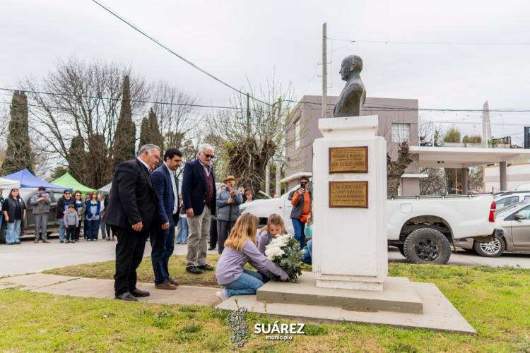 “Vamos a seguir trabajando para que Huanguelén esté cada día mejor”