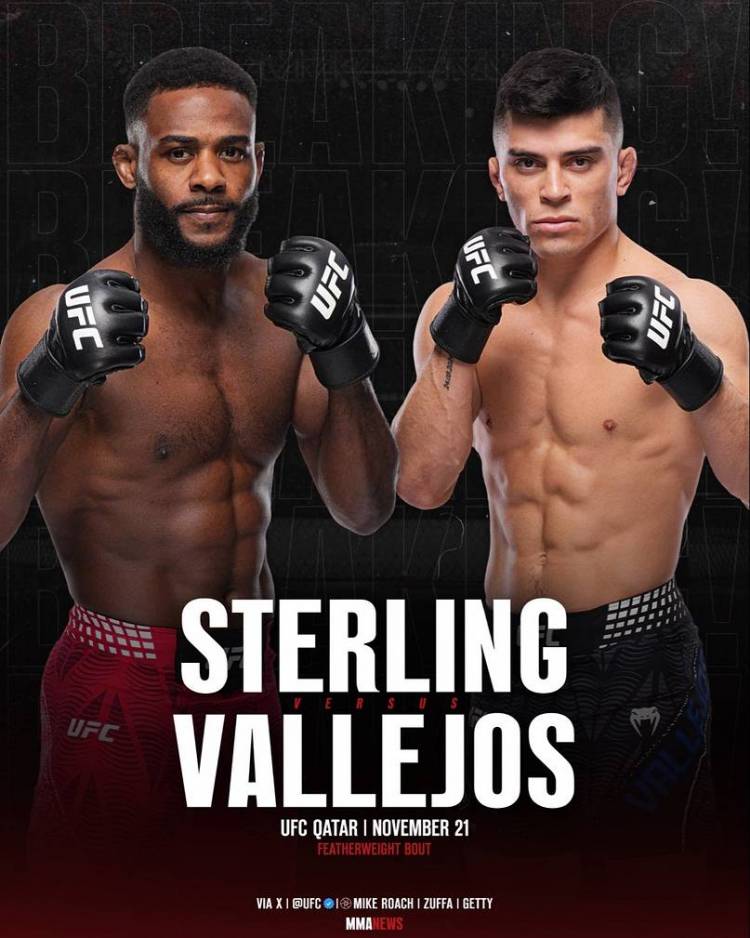 Kevin Vallejos peleará contra el excampeón de UFC Aljamain Sterling para acercarse al título