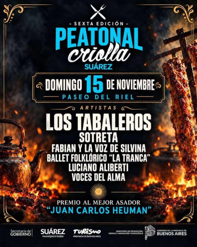 Los Tabaleros vuelven a Suárez para hacer vibrar la Peatonal Criolla